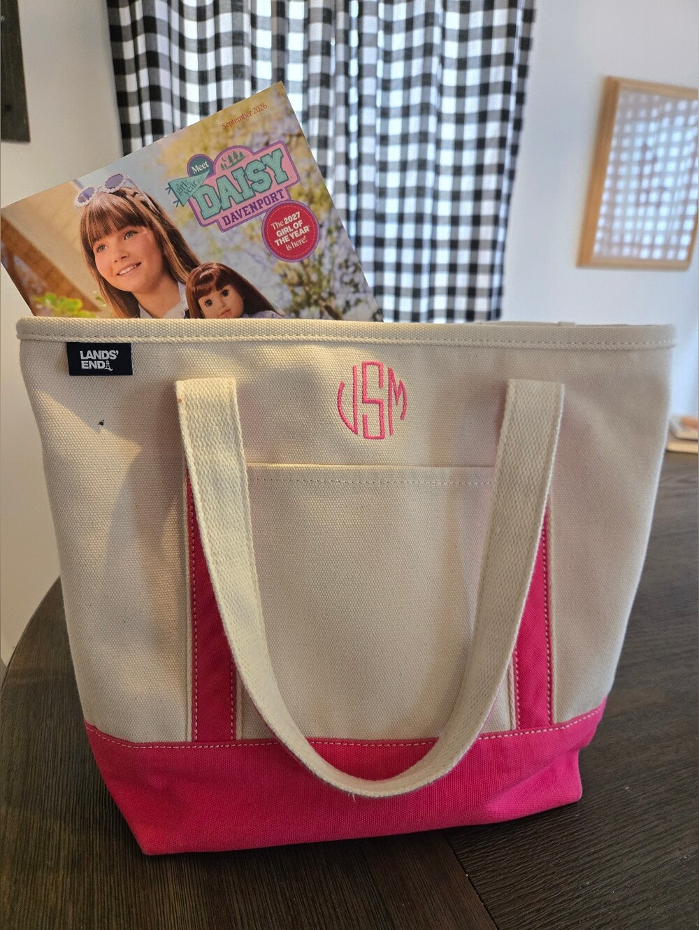 Lands' End Medium Open Canvas Tote